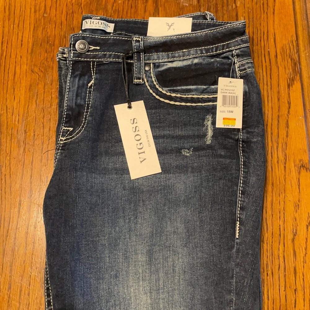 Vigoss Kendra Bootcut Jeans. Never worn, only tried on once.